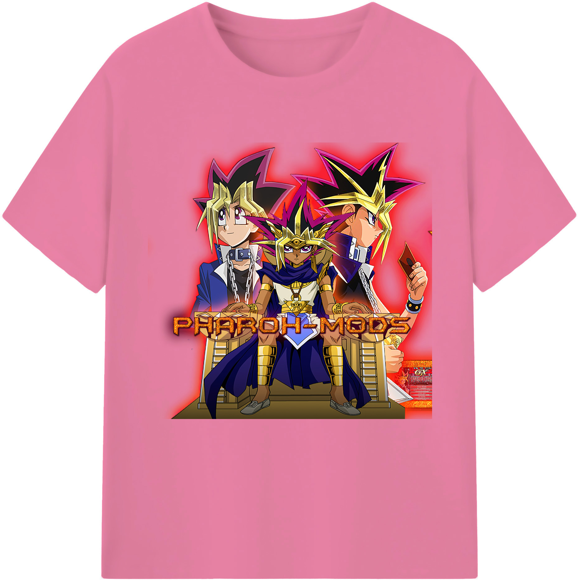 （画像用） 遊☆戯☆王 Yu-Gi-Oh! 綿100％半袖Tシャツ（フロントプリント）